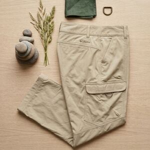 Columbia Anytime Outdoor Cargo Capris Khaki Stretch Utility Gorpcore Size 14